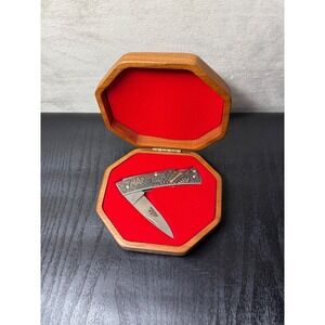 Mac Tools 52 Year Anniversary Utica U.S.A Made Knife Lockback Stainless 1990